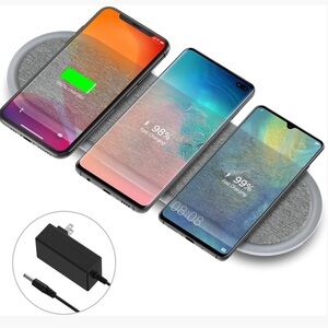 Triple Wireless Charging Pad - BNIB